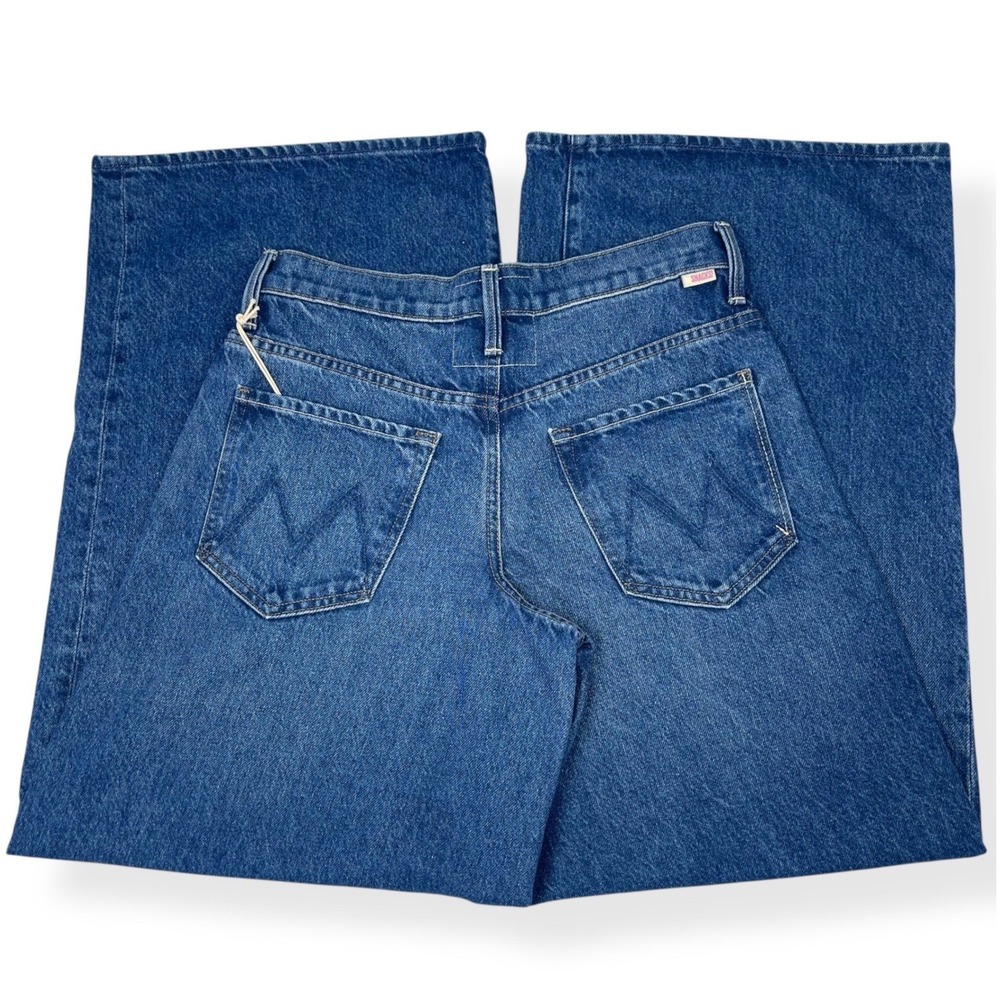LMOTHER Wide Leg Jeans Baggy NWT Sz 27 Rigatoni Sneak $248 Free People SNACKS - Picture 5 of 12